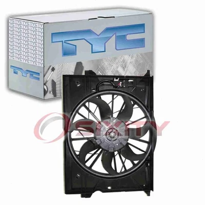 Conjunto de ventilador de radiador y condensador doble TYC para Mercedes-Benz av 2007-2011 Foto 1 de 4