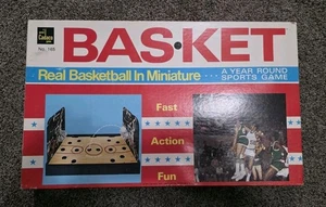 Vintage 1973 Cadaco Bas-Ket Real Basketball in Miniature Game No. 165 Complete - Picture 1 of 5