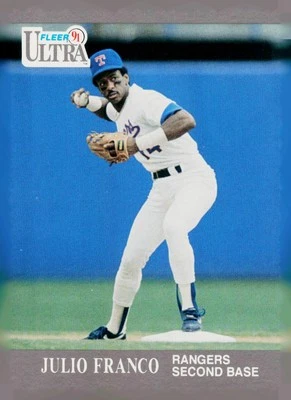 1991 Ultra #348 Julio Franco Texas Rangers - Image 1 of 2