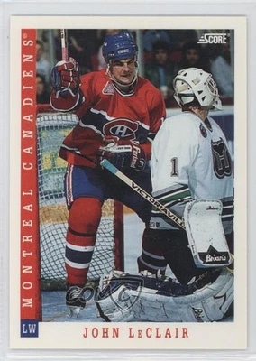 1993-94 Score Canadian John LeClair #318 - Image 1 of 2