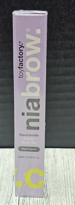 TOYFACTORY Niabrow Serum Brow Gel 0.34 Oz 10mL Clear Formula NIB FULL SIZE New - Image 1 of 4