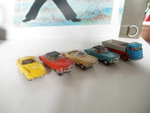 5x Faller AMS Auto konvolut Mercedes cabrio Porsche LKW laufen super zustand - Bild 1 von 4