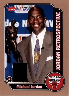 2008-09 Fleer Michael Jordan Retrospective #MJ12 Michael Jordan - BSK - Image 1 of 2