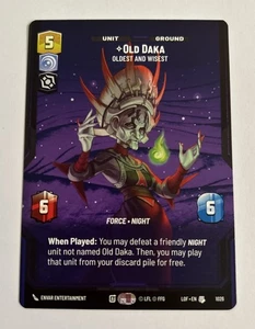 Star Wars Unlimited - Old Daka - Prestige Nonfoil, Legends Of the Force #1026 NM - Picture 1 of 2