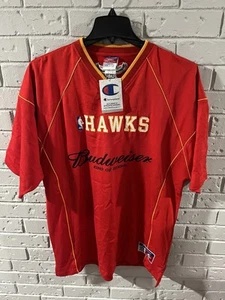 NWT Champion Atlanta Hawks Budweiser Basketball Jersey XL - Picture 1 of 8