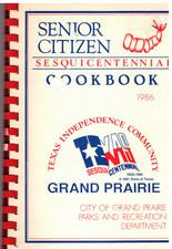 Senoir Citizen sequicentennial-Grand Prairie, Livro De Receitas Texas 1986