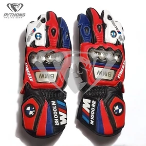 BMW M1000RR Motorcycle Gloves Motorbike Racing Leather Gloves Bikers Riding Gant - Bild 1 von 2