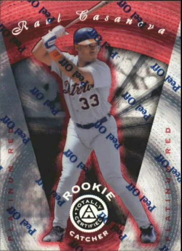 1997 Pinnacle Totally Certified Platinum Red /3999 Raul Casanova #122 - Image 1 of 1
