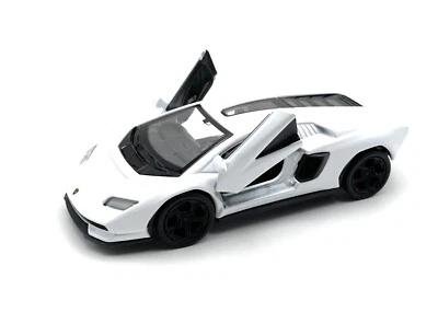Model Car Lamborghini Countach LPI 800-4 1:34-39 White Miniature Vehicle - Image 1 of 4