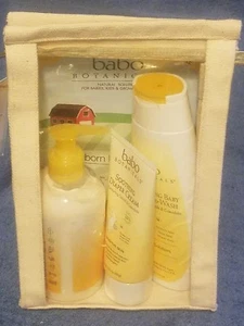 Babo Botanicals Newborn Essential 3-teiliges Set - Bestes Babygeschenk, am besten für Baby Re - Bild 1 von 12