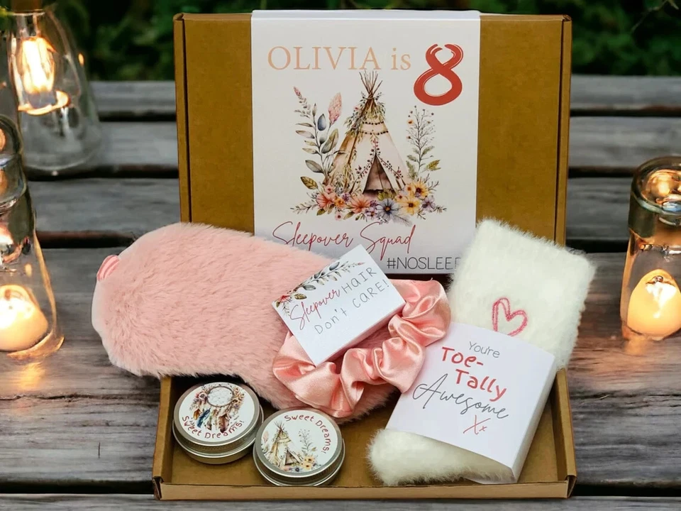 PARTY Idea bomboniera festa bambini - regalo festa pigiama bambini - bomboniera festa pigiama -