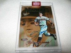 2019 TOPPS ARCHIVES 1997 FINEST JIM THOME AUTOGRAPH AUTO #D1/1 CLEVELAND INDIANS