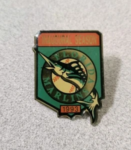 Florida Marlins Enamel Pin Inaugural Season 1993 Rare Hard To Find Baseball EUC - Picture 1 of 3