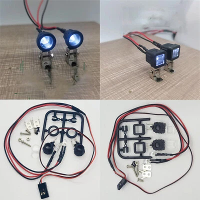 LED Scheinwerfer Rücklicht Licht Lampe für SCX24 1/24 1/12 RC Crawler Car Auto - Bild 1 von 4