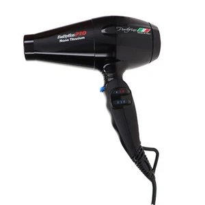 BaBylissPRO Nano Titanium Portofino Full-Size Dryer Black - Picture 1 of 7