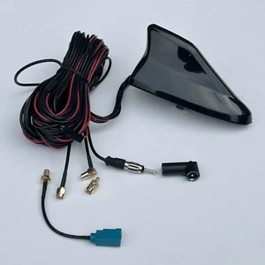 Shark Fin car aerial DAB FM GPS Roof Mount antenna SMB SMA Fakra DIN ISO Digital - Picture 1 of 18