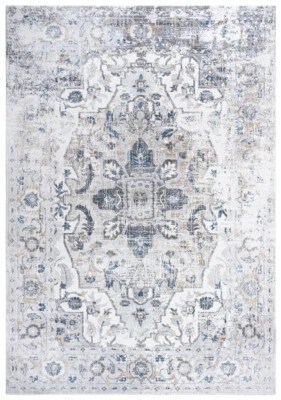 Rizzy Rugs Beige Petals Vines Scrolls Bulbs Contemporary Area Rug Floral BRS104 - Image 1 of 4
