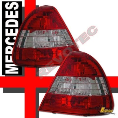 94-00 Mercedes Benz W202 C Class C220 C230 C280 Tail Lights Lamps RH & LH - Image 1 of 2