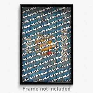 Beaver Dam Wisconsin Poster (WI City Souvenir 11x17 Town Print) - Bild 1 von 1