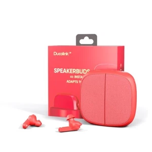 Altavoces Bluetooth Duolink Go 3 en 1 (rojo) (tal cual para piezas ver detalles) - Imagen 1 de 2