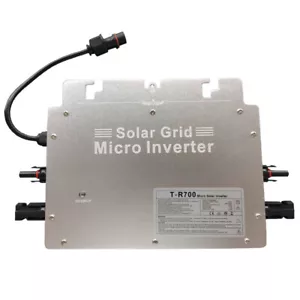 500W 600W 700W 800W Solar Micro Inverter Grid Tie MPPT Charge Optional Wifi 120V - Picture 1 of 13
