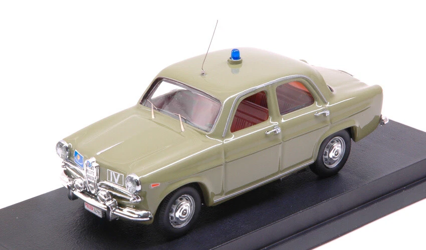 Rio ALFA ROMEO GIULIETTA POLIZIA 1961 MUSEO DI ROMA 1:43 - Immagine 1 di 1
