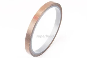 8mm PTFE Tape Adhesive Low Friction Nonstick Non Anti Stick High Temperature - Picture 1 of 5