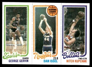 Gervin / Issel / Kupchak | 1980-81 Topps #72 / 208 / 249 | NM+ - Picture 1 of 2