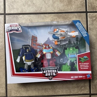 Playskool Transformers Rescue Bots Griffin Rock Rescue Team Set - Image 1 of 4