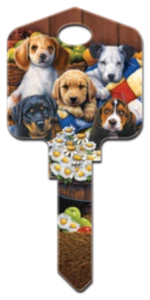 Llave de la casa de cachorros - colección artesanal - perros - cachorros - cerraduras - llaves - Imagen 1 de 3