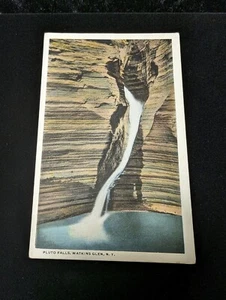 Pluto Falls Watkins Glen NY Vintage Postcard Unposted - Picture 1 of 2
