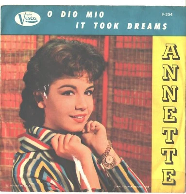 ANNETTE--PICTURE SLEEVE ONLY--(O DIO MIO)--PS--PIC--SLV Foto 1 de 4