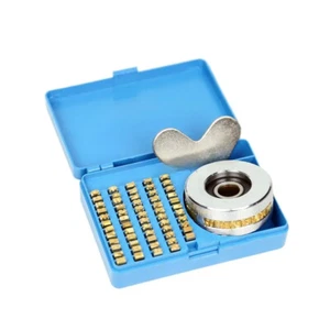 Continuous Band Sealer Characters Convex Number/Concave Brass Letters with Wheel - Picture 1 of 8