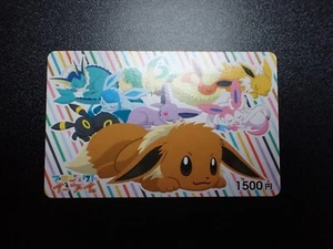 Pokemon Nintendo Prepaid Gift Card Jolteon Flareon Vaporeon Umbreon Espeon #5087 - Picture 1 of 11