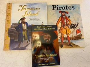 Pirate books! Fiction & Nonfiction for children, Treasure Island Homeschool lot - Bild 1 von 11