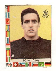 FIGURINA CALCIATORI LAMPO CILE 62 URUGUAY SOSA (NR 220) RECUPARATA - Picture 1 of 1