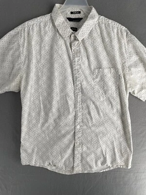 Oakley Button Up Shirt Men’s Large Short Sleeve All Over Print Casual Slim Fit - Image 1 of 4