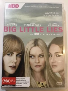 Big Little Lies : Season 1 (DVD, 2017) Region 4 - Nicole Kidman - Free Postage - Picture 1 of 2