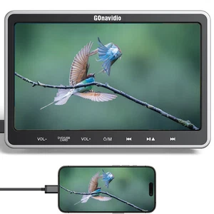 GOnavidio 10.1" Tragbarer DVD Player Auto Monitor Kopfstütze USB AV IN/OUT HDMI - Bild 1 von 14