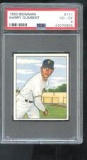 1950 Bowman #171 Harry Gumbert PSA 4 Graded Baseball Card MLB Pittsburgh Pirates