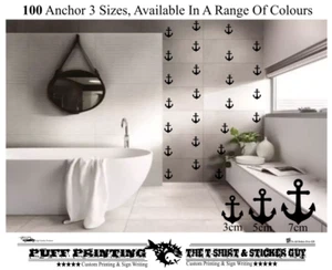 100 pegatinas de pared de anclaje, pared de baño para niños, decoración de guardería, calcomanías de habitación para niñas - Imagen 1 de 2