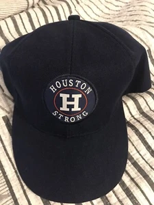 New “HOUSTON STRONG” ASTROS-Adjustable Cap - Navy - Picture 1 of 5