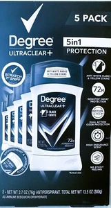 DEGREE Motion Sense Men Ultraclear White+Black Anti Stain Antitranspirant - Bild 1 von 1