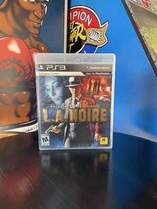 L.A. Noir PS3 (2011) BLACK LABEL - Pre-Owned - CIB - LA NOIR PlayStation 3 WORKS - Picture 1 of 2