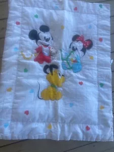 Vintage Mickey Mouse and Friends Baby Blanket - Picture 1 of 5