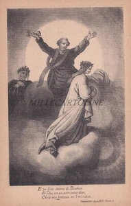 DIVINA COMMEDIA - Dante, Paradiso Canto XXIV Terzina 8, Cartolina Bottoni - Picture 1 of 2