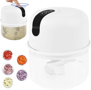 Mini Tritatutto Elettrico, Batteria Da 250 Ml, Mini Tritatutto Elettrico Con Con - Foto 1 di 12