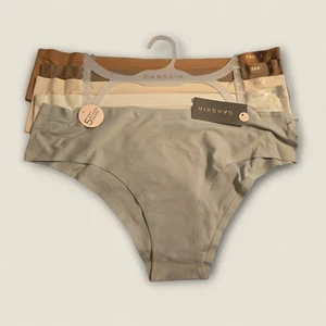 Danskin Tanga Slips Damen Größe Large neutral sortiert 5er Pack weich nahtlos NEU - Bild 1 von 4