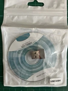 USB Wireless N 802.11n 150mbps Adapter RT5370 Ralink USB140BK PC Mac Linux - Picture 1 of 2