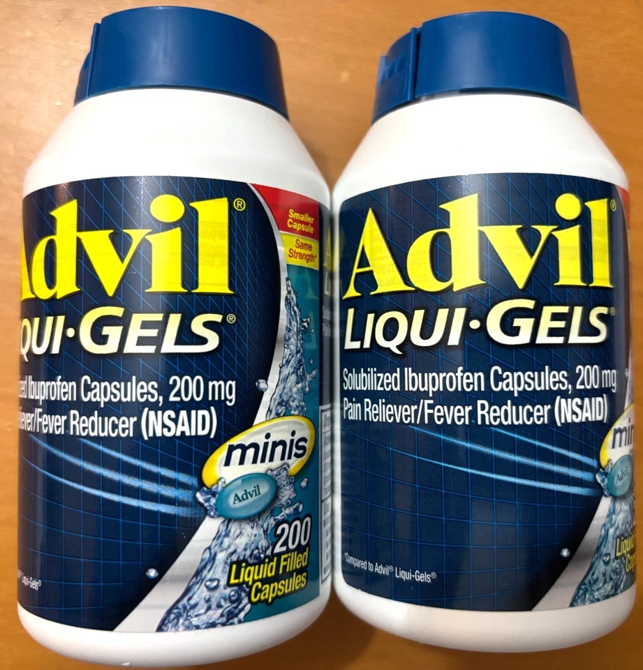 Advil Liqui-Gels Minis 200mg 200/ct minis *LOTE DE 2* CADUCIDAD: 05/2027 Foto 1 de 1